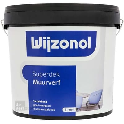 Wijzonol Superdek Muurverf - RAL 9010