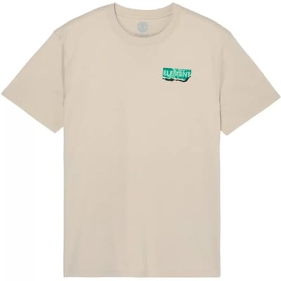 Element Torn T-shirt Met Korte Mouwen Beige M Man