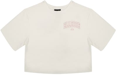Ellesse Beneventi Cropped T-shirt Met Korte Mouwen Wit XS Vrouw