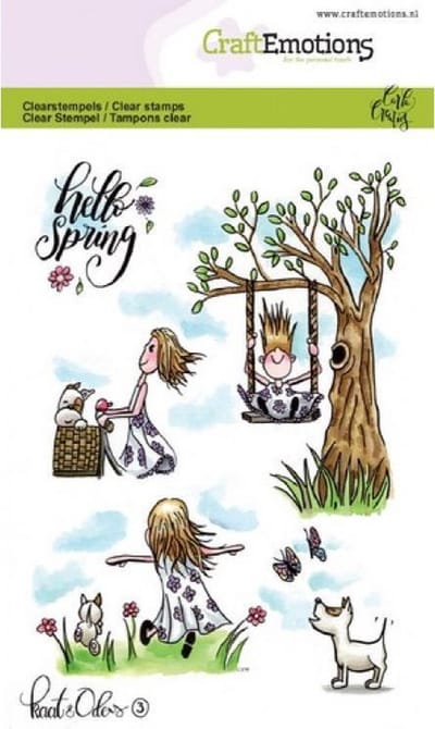 Clearstamps A6 - Kaat en Odey 3 Spring