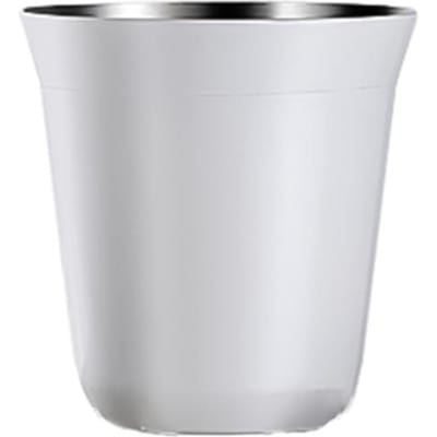 Dubbelwandig geïsoleerde roestvrijstalen espressokop capsule koffiemok metalen drink demitasse kop voor thuis binnen of buiten 160ml