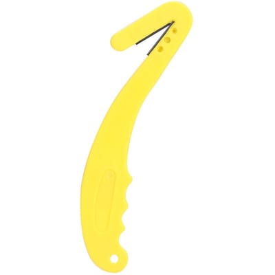 Outil Portable pour Retirer les Boucles d'Oreille d'Animaux Couteau de Sécurité pour Identification Bétail Lame Aiguë white