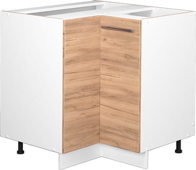Vicco Fame-Line Hoekkast – 80.5 cm zonder werkblad Krachtige eik goud