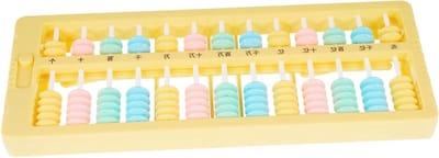 Telraam Educatief - Reken Hulpmiddel - Wiskunde Leren - 13 Kolommen Ontwerp - 24.5 cm Lengte - Geel