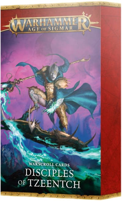 Disciples of Tzeentch Warscroll Cards (Warhammer Age of Sigmar nieuw)