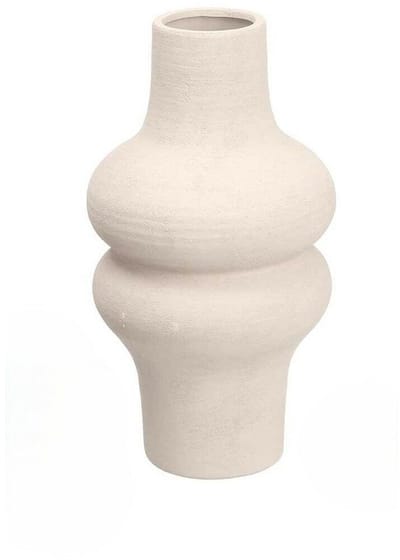 Vaas Gift Decor 20034-WH Wit Keramisch 18 x 34,5 x 18 cm