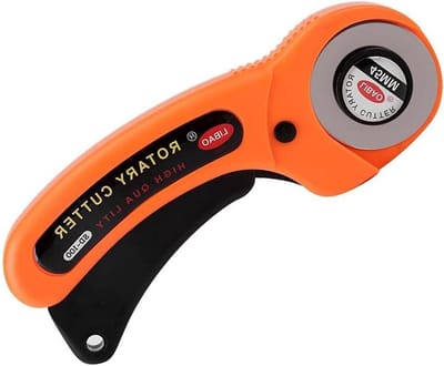 Allecto Plus - Roterende cutter voor het nauwkeurig snijden van stof - 45 mm snijwiel - handmatige snijder voor handwerk, naaien, quilten - kleding gereedschap