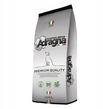Adragna Breeder Daily - Hondenvoer Lam - 20 kg - Middelgrote Rassen & Actieve Honden - Zonder Kip
