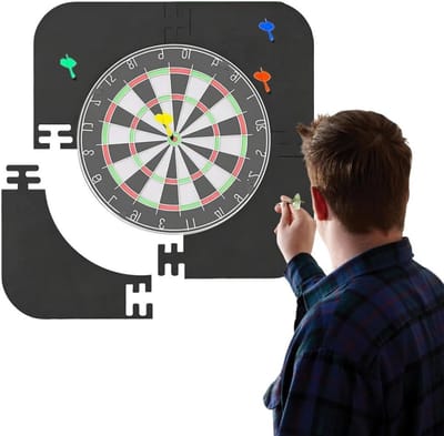 Dart Catchring voor Binnen en Buiten, Beschermring van 18 Inch en 66 cm, Voorkomt Wandbeschadiging, Ideaal voor Darts Spelers