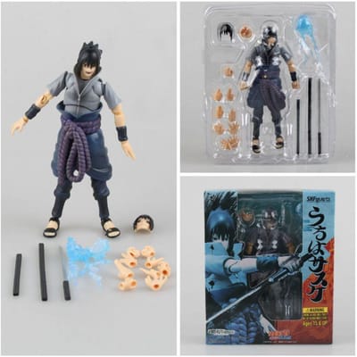 SHF Naruto Figuren Uzumaki Naruto Hatake Kakashi Uchiha Sasuke Itachi Anime PVC Actie Model Speelgoed Beeldje Collectie Model Pop OPP Bag