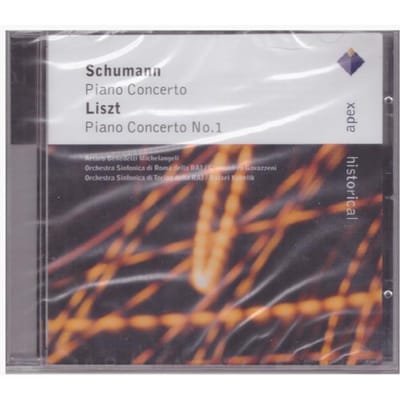 CD ROBERT SCHUMANN, FRANZ LISZT, ARTUR - Pianoconcert / Pianoconcert Nr. 0927406502 Warner Classics 2001 Japan Klassiek Gebruikt brown