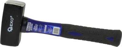 GEKO Clubhamer - 1000g - Fiberglas TPR Handvat - Carbon Staal - Antislip Grip