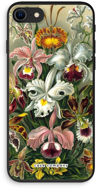 Case Company® - Hoesje geschikt voor iPhone SE 2020 hoesje - Haeckel Orchidae - Biologisch Afbreekbaar Telefoonhoesje - Bescherming alle Kanten en Schermrand