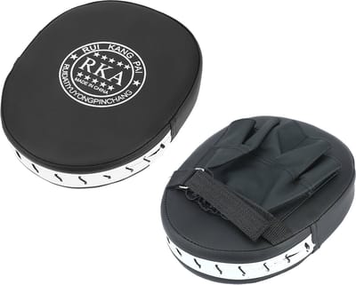 Bokspads SET – 2 stuks - Afweer stootkussen - Boks pad SET - Handpad voor boksen, muay thai, thaiboksen, MMA en kickboksen - Professioneel sparkussen - Zwart - Bokspads - Hand pad - Universeel