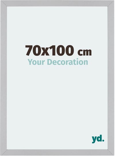 Your Decoration - Puzzellijst 70x100 cm - Zilver Mat - Puzzellijst 1500-2000 stukjes - MDF Fotolijst - Mura