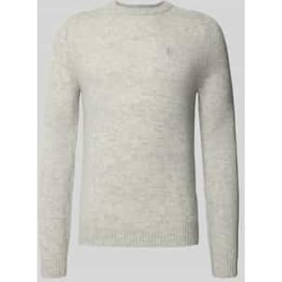 Regular fit gebreide pullover van pure wol