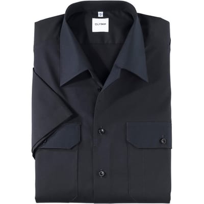 OLYMP Brandweer Overhemd, Modern Fit, reverskraag, Marineblauw