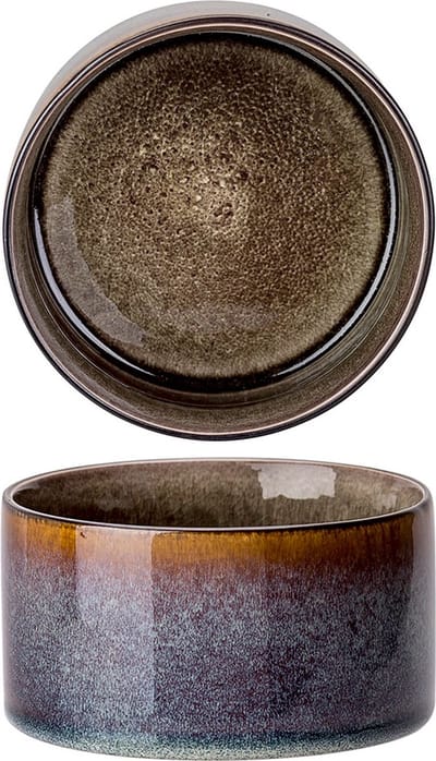 Cosy & Trendy Kleine Kom Quintana Green – Ø 11 cm – Bevat 1 kleine kom – Groene aardewerk met unieke textuur – Vaatwasser- en Magnetronbestendig – Stapelbaar