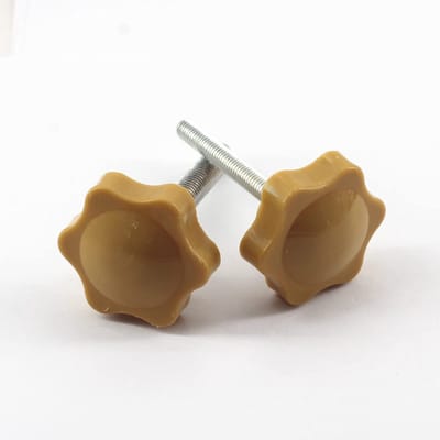 Dailygoods- Klemschroeven 20 Stuks - Stervormig M6 x 25 mm - Koolstofstaal - Corrosiebestendig - Eenvoudig te Installeren - Geschikt voor Meubels en Apparatuur - Handknop
