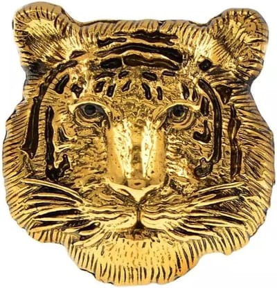 Zelto-Broche-Tijger-Goudkleur-Dames Broche-Heren Broche-Broches & Spelden-Goudkleurige Broche-Broches-Luxe-Zelto-Broche-Broche Tijger-Broche Boetiek