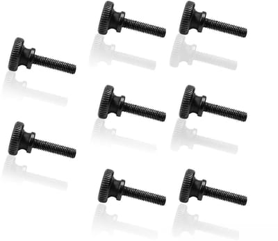Set van 8 Rändelschroeven M5 x 20 mm, Vleugelmoeren voor Mechanische Apparaten, Instrumenten en Huishoudelijke Toepassingen