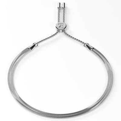 Elysian Armband Dames - 316L Roestvrij Staal - Rhodium - Luxe geschenkdoos - 16 + 4 cm