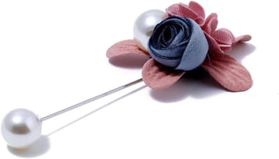 Bloemen Broche - Kleding Pin - Outfit Verfraaien - Eenvoudig Elegant - 12x5CM - Stof