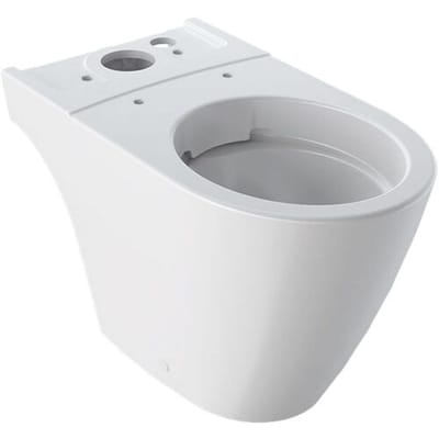 Geberit iCon pedestal WC for surface-mounted cistern, washdown flush without flushing rim 200460000