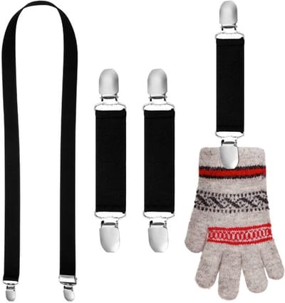 Mutsenclips 3 Stuks - Elastische Handschoenclips - Voor Kinderen - Sneeuwspel - Lichtgewicht - Gemakkelijk Op te Bergen - Handschoenenclips