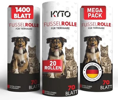 Navulset Lintrollers - 1400 Vellen voor Efficiënte Verwijdering van Dierenharen, Pluis en Stof