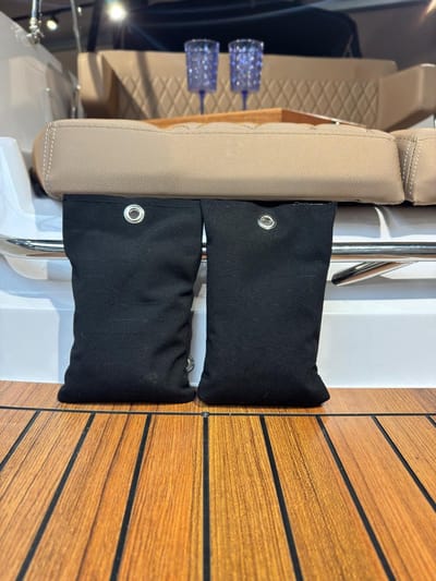 2X Grindzakjes Zandzakjes zwart - voor bootdekzeil - om waterzakken te voorkomen - 0,8kg