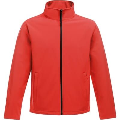 Regatta Opmerkelijk Heren Ablaze Afdrukbaar Softshell-jasje (Klassiek rood/zwart)