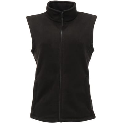 Regatta Vrouwen/dames Micro Fleece Bodywarmer / Gilet (Zwart)
