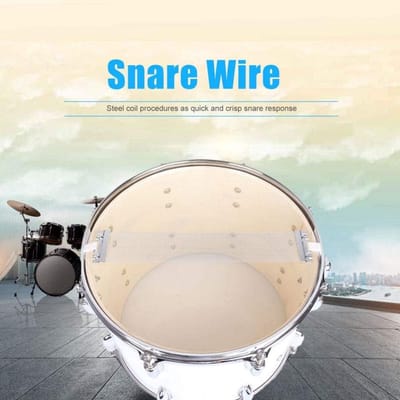 Trommeldraadveer - Snare drum draden - Drumgeluid Verbeteren - 24 Strenge Constructie - 14 Inch - Metaal