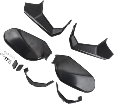 Rugged Handheld Windshield Set voor ATV - Impactbestendige Handbescherming voor Ryker 600 900 Rally Sport met Duurzaam Ontwerp en Eenvoudige Installatie