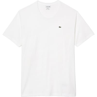 Lacoste Heren T-shirt - White - Maat M