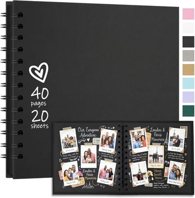 DIY Plakboek Fotoalbum 18x18 cm, 40 Pagina's - Merkloos