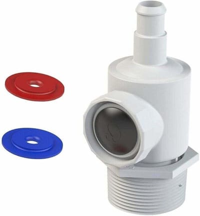 Dolaso 91009001 UWF-aansluitingen Compatibel met Polaris Zodiac 380, 280, 180 - Accessoires voor zwembadreinigers - Universele wandaansluitingen - Montage onderdelen