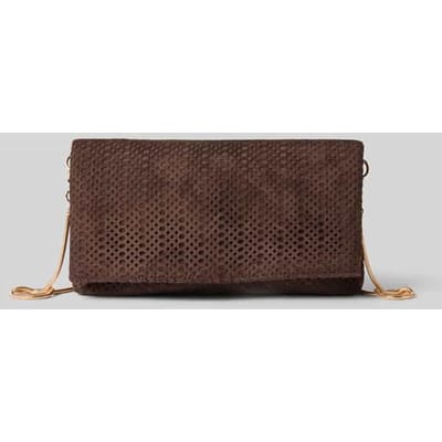 clutch met schouderketting model 'FoldLaserClutch'