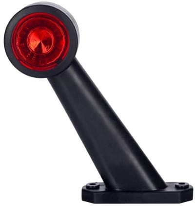 led breedtelamp rechts 170mm 2x led - aanhanger zijlamp - zijlicht - breedtelicht