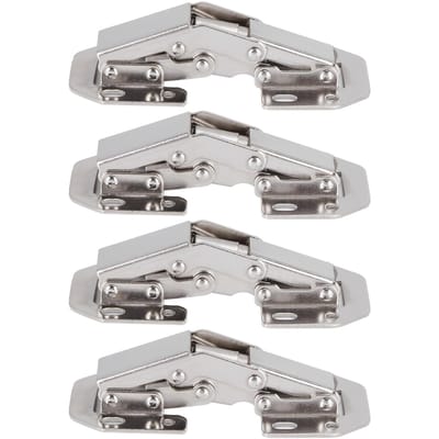 4 Set Kastscharnieren Brugvormig Deurscharnier Kit voor Kast Kledingkast Garderobe Meubels