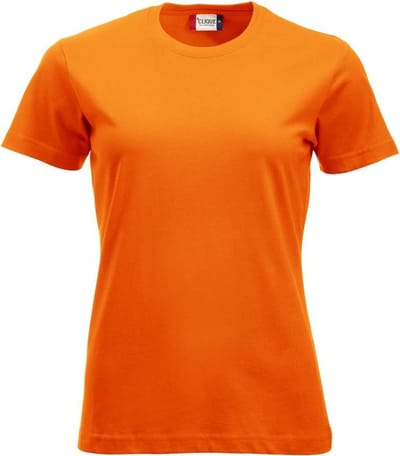 Clique New Classic-T Women 029361 - Signaal-oranje - XS