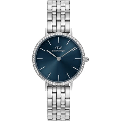 Daniel Wellington DW Watch Petite Lumine Bezel 5-Link Arctic S 28mm MIC Silver