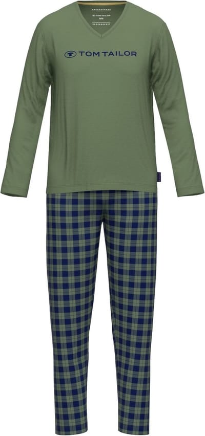 Tom Tailor night wear heren pyjama groen