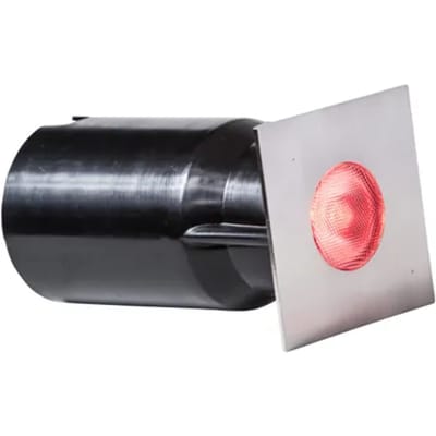 HEISSNER Vlonderverlichting 3W RGB RVS vierkant