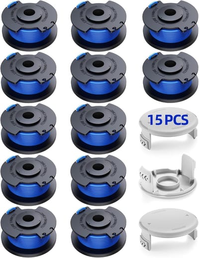 Trimmerspoelen Set - Reserveonderdelen Grasmaaier - Gazon Onderhoud - Universele Compatibiliteit - 12 Stuks - Meerkleurig