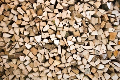 Fotobehang - Timber Logs 375x250cm - Vliesbehang