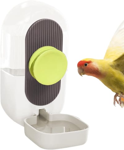 Drinkbak voor kooivogels - Transparante automatische drinkbak voor vogels.