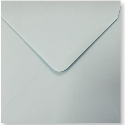 25 Luxe Vierkante Enveloppen Grijs - 15,5 x 15,5 cm - 110 Grams - 155x155mm - Puntklepsluiting