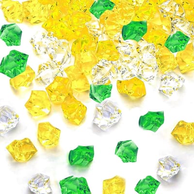 150 Stuks Neppunten IJsrokjes, DIY Neppunt IJsblokjes van Acrylaat, Helder Gekleurde Kristallen en Diamanten voor Vaasvulling en Bruiloftdecoratie